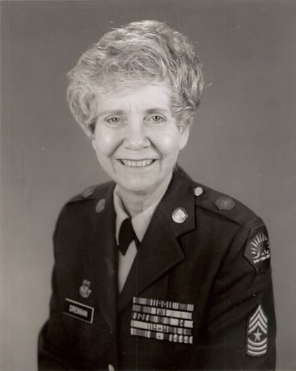 Sergeant Major Doris J. Drennan: First Female Sergeant Major in the